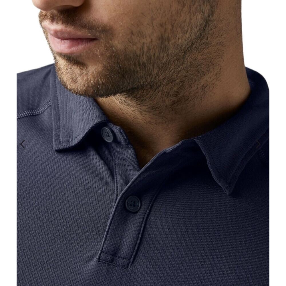 Rhone Delta Pique Polo Shirt Mens 2XL Performance Lightweight Golf Stretch - Picture 4 of 14